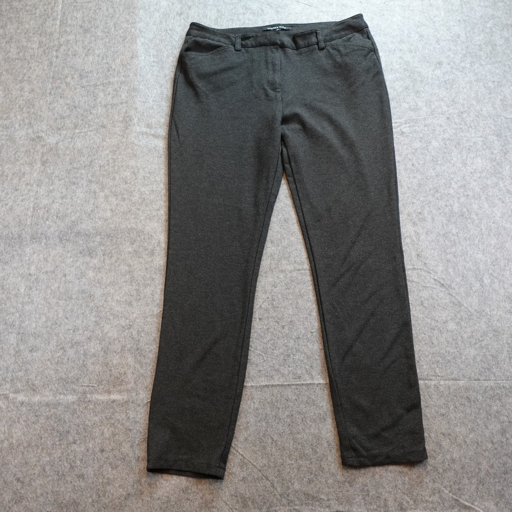 Andrew Marc Pants Womens 32x28‎ Charcoal Gray Trousers Skinny High Rise Workwear
